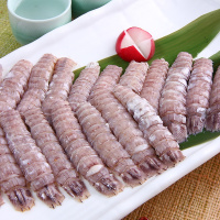 爬虾肉皮皮虾肉虾姑肉海鲜水产带籽虾爬子肉熟冻濑尿虾肉现剥500g