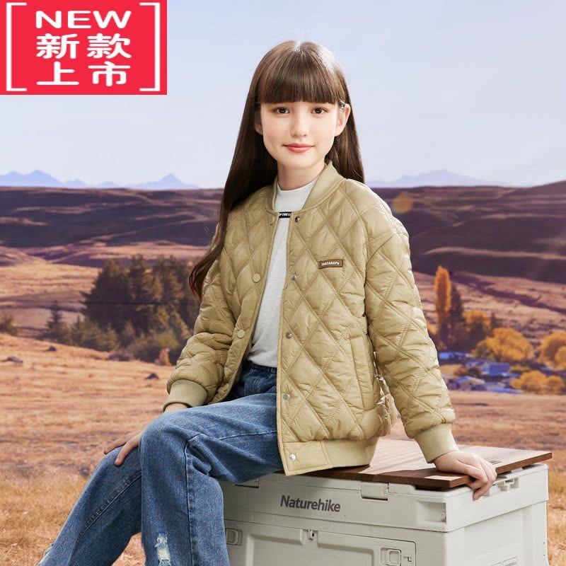 可莉允女童棉服2022新款儿童秋冬装外套冬季棉衣女大童夹棉女孩冬款棉袄图片