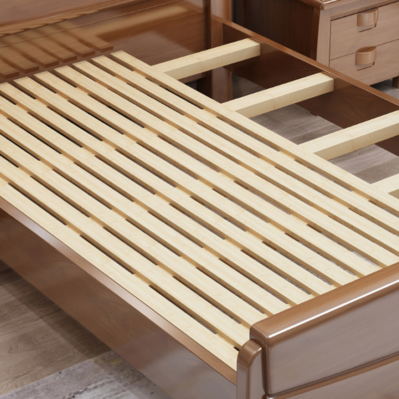 臻远ZY-SMC-67 现代简约实木床双人床 1.5米简约床高清大图