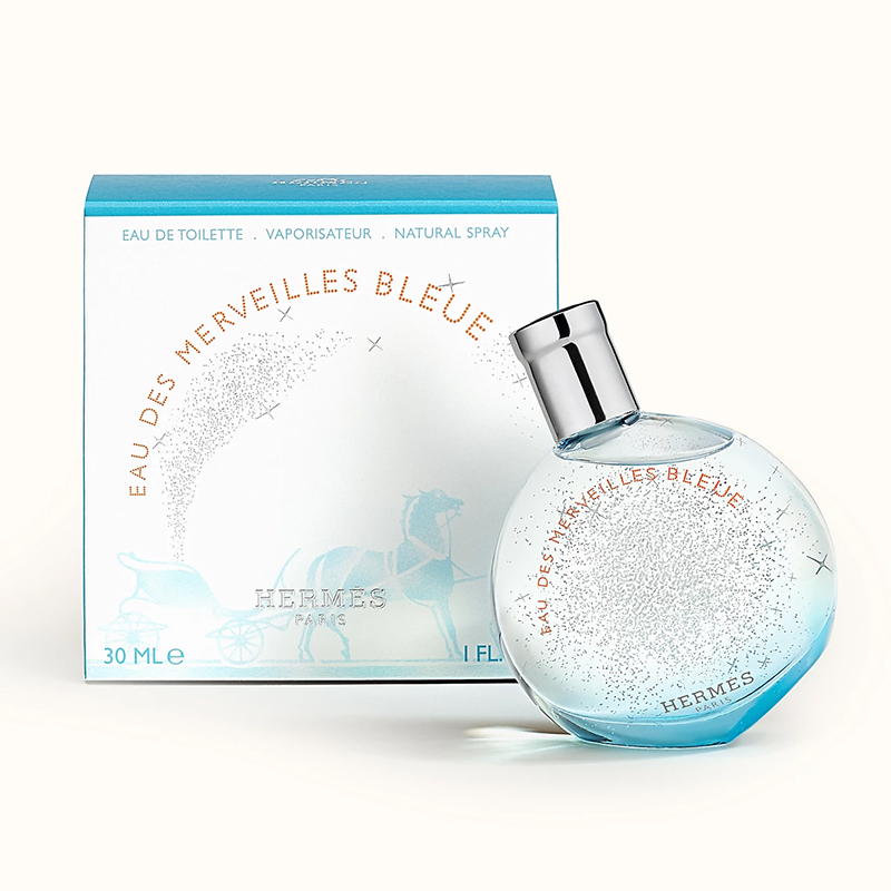 Hermes爱马仕蓝彩星光女士淡香水30ml