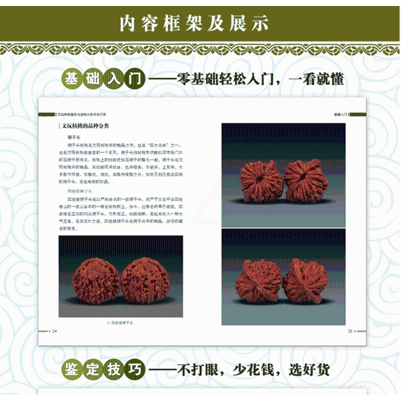 [正版] 文玩核桃鉴定与选购 从新手到行家 核桃表妹陈红云二十年藏玩秘籍 核桃把玩新手到行家艺术鉴赏书收藏指南书 核桃高清大图