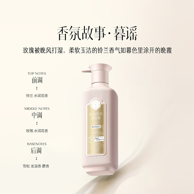 三生花精油香氛去屑2+1洗沐组合500ml*2去屑洗发露+500ml玫瑰沐浴露高清大图