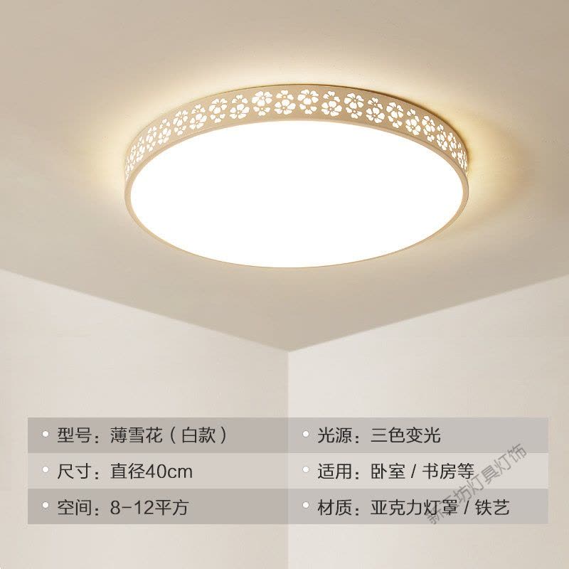 苏宁放心购 led吸顶灯圆形主卧室儿童房间灯饰创意个性现代简约客厅灯具家用图片