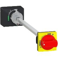 施耐德 Schneider Electric NSXm塑壳断路器附件NSXM-延伸旋转手柄 红色手柄黄色面盖 IP54