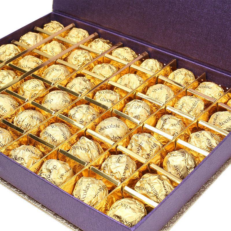 爱丽莎巧力礼盒装果仁夹心巧克力情人节送男女朋友生日48粒