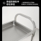 端固 工具车不锈钢移动收送餐车二层推车双层95*50*95cm/台