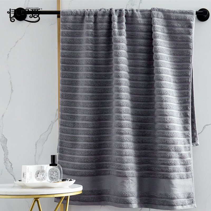 伊伊爱 YBH25226 波浪1957酒店风 毛巾 深灰高清大图
