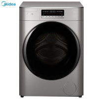 美的（Midea）MD80T2WADQCY滚筒洗衣机 8公斤全自动洗烘一体机 变频空气洗 除菌 初见 巴赫银