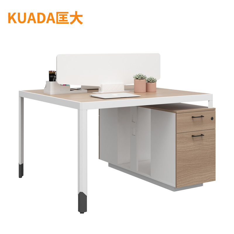 匡大办公桌 现代简约员工桌1.2米 双人位职员桌 KDT-FP688B-2