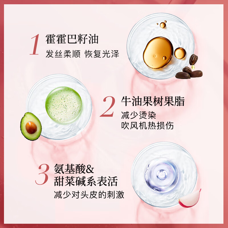 蓬派(CLAYNAL)受损干枯改善洗发水护发素套装礼盒450ml+450ml高清大图