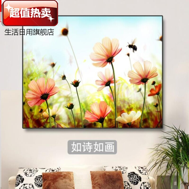 第吉尔壁饰 配电箱装饰画简约现代推拉式总闸玄关轨道式餐厅茶室免钉 如诗如画45高 55宽 遮挡35 45cm 9mm薄板 价格图片品牌报价 苏宁易购第吉尔生活日用旗舰店