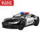 真智力阿斯顿马丁DB11警车模型1:32仿真合金汽车跑车儿童110特警玩具车