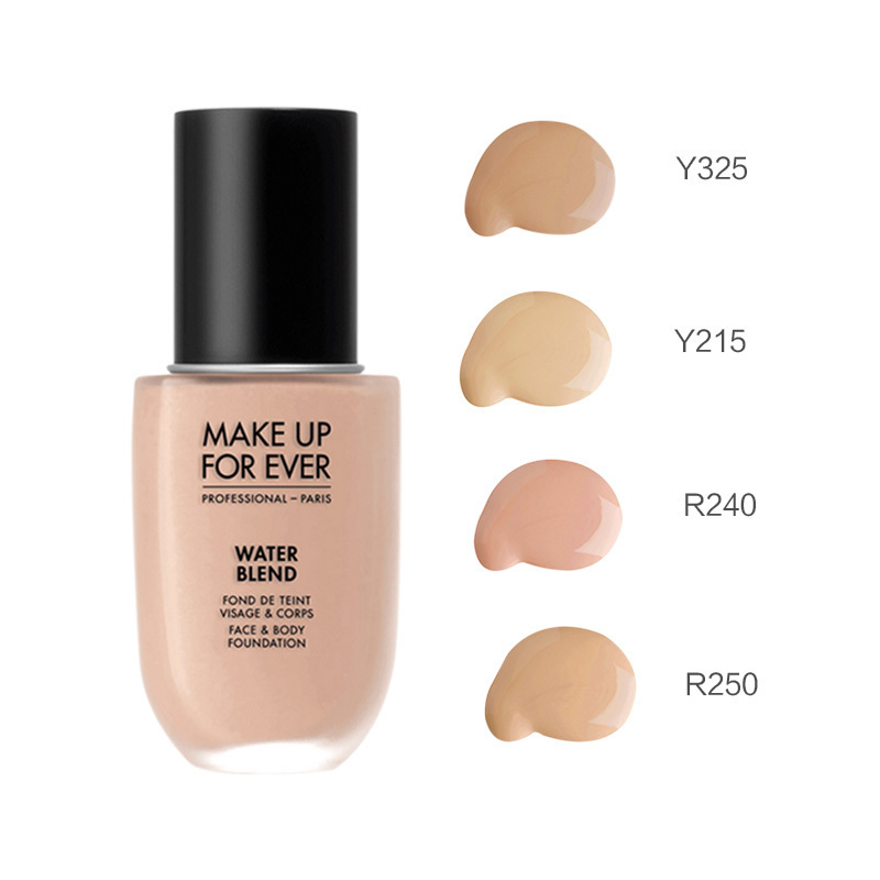 MAKE UP FOR EVER玫珂菲 持久透亮粉底液#R250象牙白 50ml/瓶 果冻质感