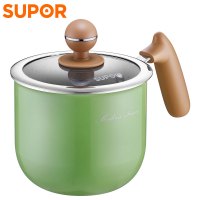 苏泊尔(SUPOR)迷色系列奶锅 泡面锅 明火专用 ET14JAP01-V 14cm绿色