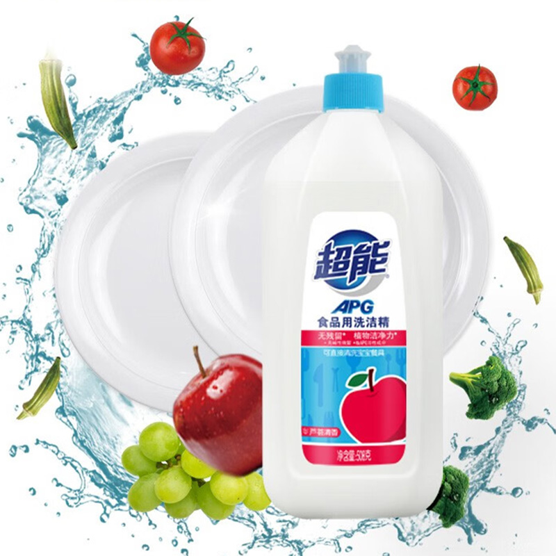 超能洗洁精除菌高效去油除味508g*2瓶1100205001高清大图