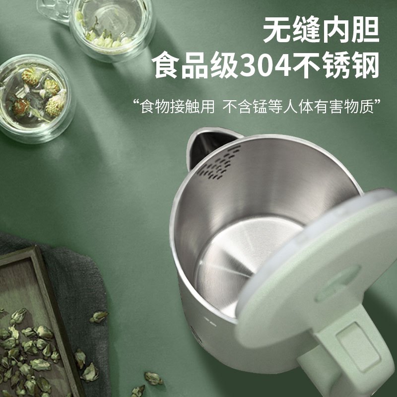 格来德 (Grelide) 电热水壶烧水壶家用电水壶双层防烫1.7升大容量55°恒温-D2818K