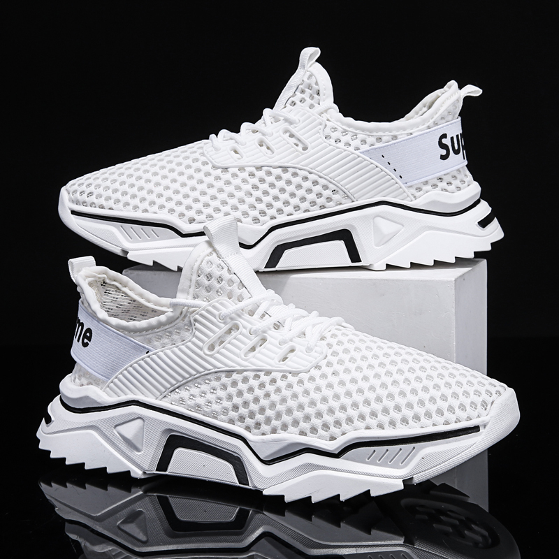 男鞋子夏季2020新款网鞋男透气休闲镂空网眼百搭男士运动网面鞋潮