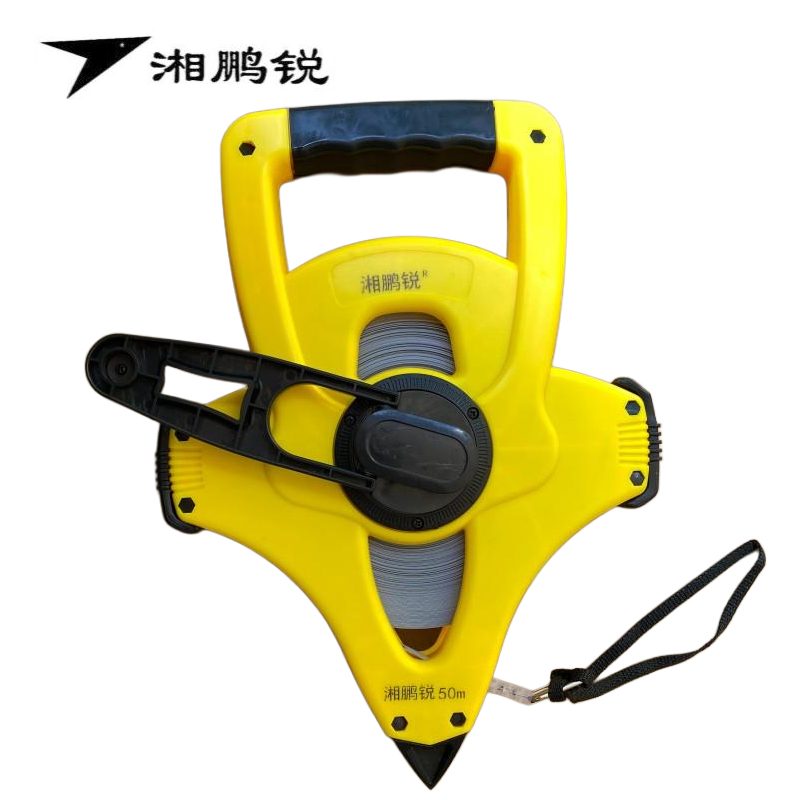 湘鹏锐 尼龙覆膜绝缘钢卷尺 50米 把高清大图