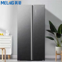 美菱 BCD-555WPBX风冷一级双变频 钢化玻璃面板冷冻大容量