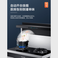 荣飞(Rongfei)一体集成灶一体灶家用蒸烤消消毒柜下排式烟灶环保灶自动清洗家用消毒柜豪配套装APP蒸烤一体(天然气)