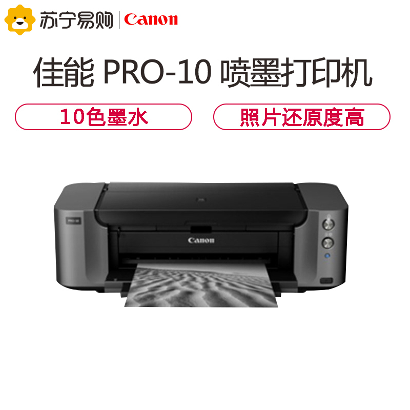 佳能(Canon) 腾彩PIXMA PRO-10 A3+幅面彩色喷墨打印机
