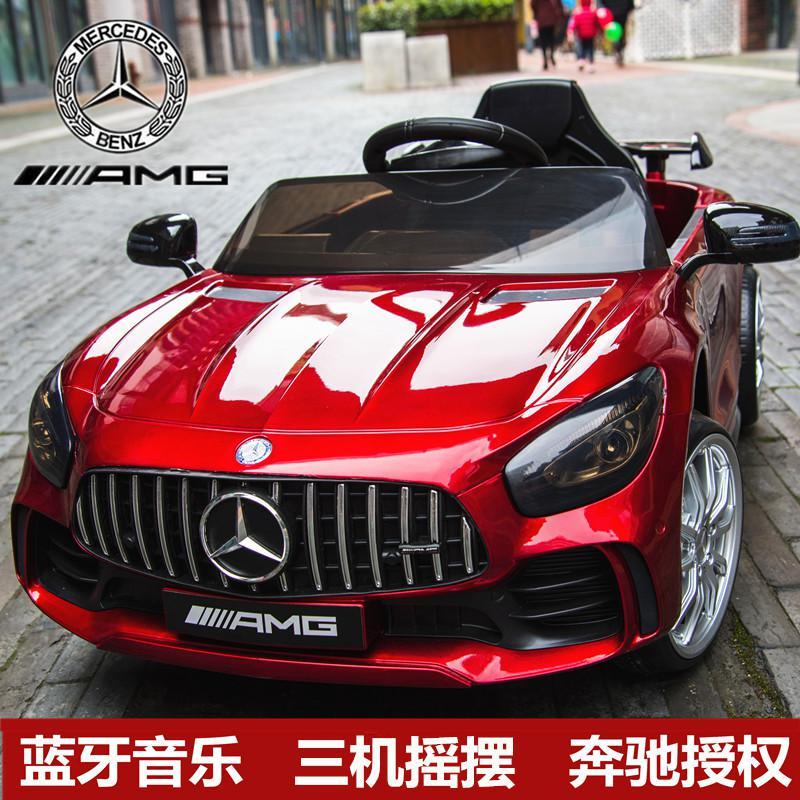 奔驰儿童电动车四轮小孩汽车遥控玩具车可坐人婴儿宝宝带摇摆童车