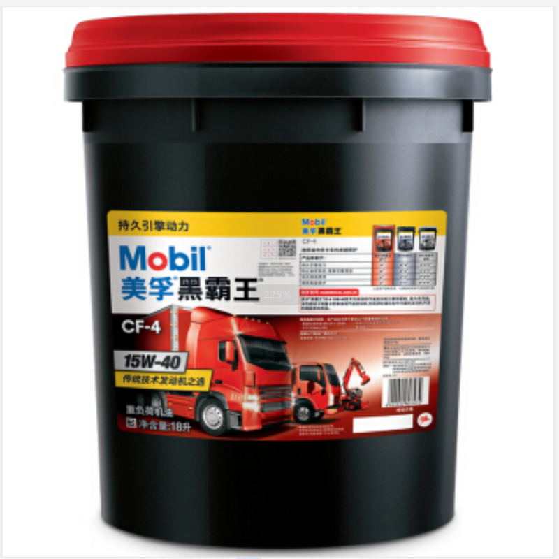 美孚(Mobil)美孚黑霸王柴机油四季通用 15W-40 /20W-40 CH-4级CH-4 18L/桶