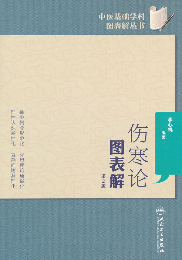 [正版]人卫 伤寒论图表解 中医基础学科图表解丛书(第2版) 李心机著 人民卫生出版社高清大图