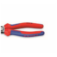 凯尼派克 KNIPEX 03 02 180180mm钢丝钳子(抛光头,双色双重材料手柄)