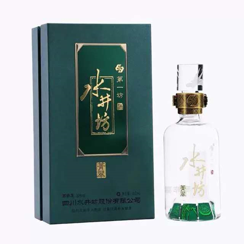 水井坊菁翠小酒版 52度100ml小酒特价礼盒装