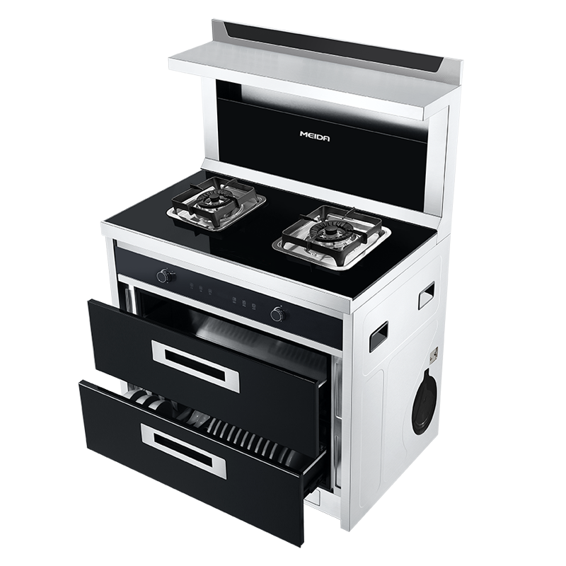 美大集成灶k3消毒柜款 jjz-5563下排抽油烟机燃气灶 天然气集成灶