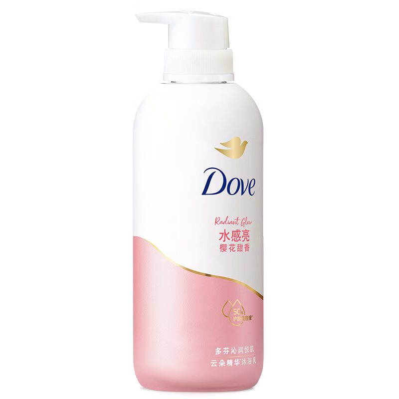 多芬(Dove)精华沐浴露500g 水感亮 樱花甜香高清大图