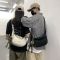 ins潮牌斜挎包男士帆布单肩包女生休闲背包新款日系男包