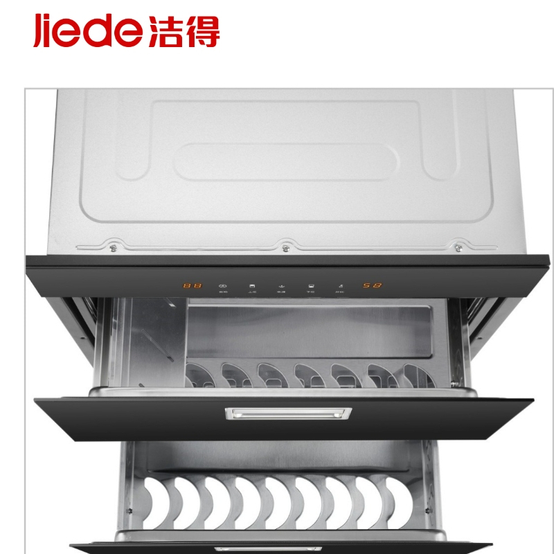 洁得 ZTD-100-X12 高温臭氧两门家用嵌入式大容量消毒柜(二星)(不含安装)
