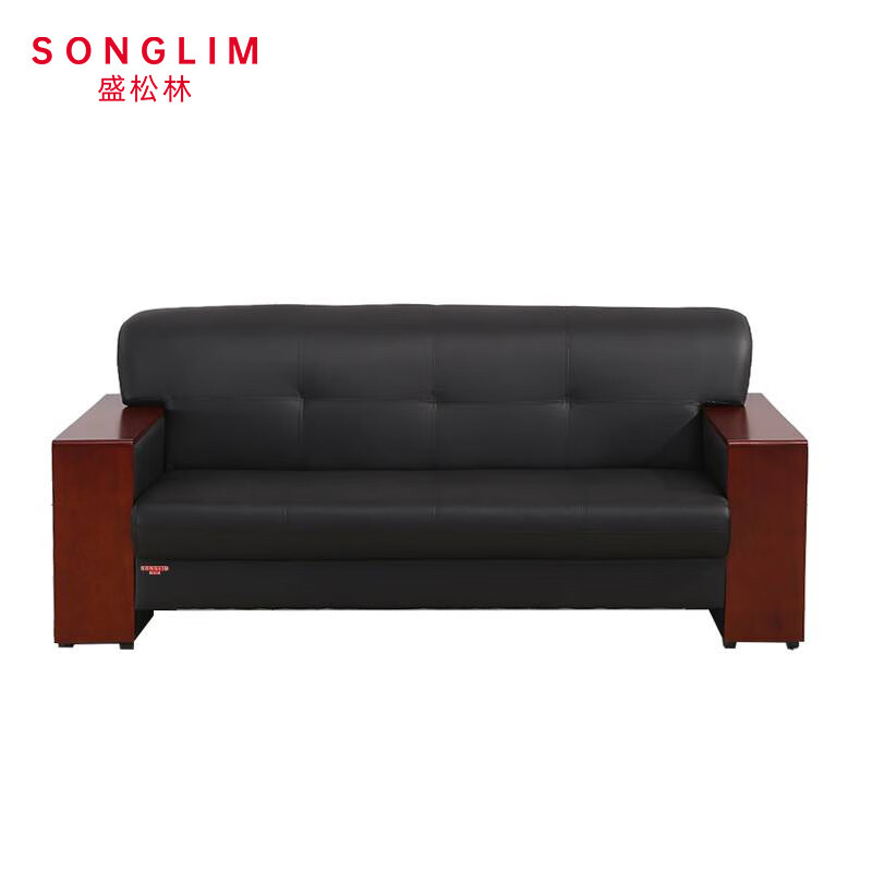 SONGLIM 盛松林 办公沙发 牛皮三人位 张