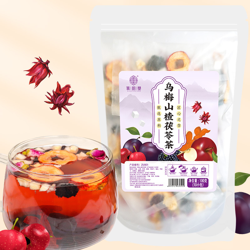 谯韵堂 乌梅山楂茯苓茶100g/袋高清大图