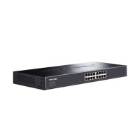 TP-LINK TL-SF1016S 16口百兆网络交换机钢壳100M快速以太网交换器网线分线集线器分流即插即用非千兆口