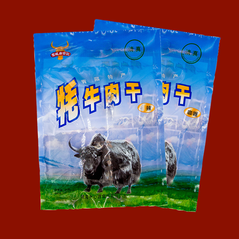 雪域唐古拉 青海特产牦牛肉干400g 藏牦牛肉干青海特产大块牛肉干 香辣味