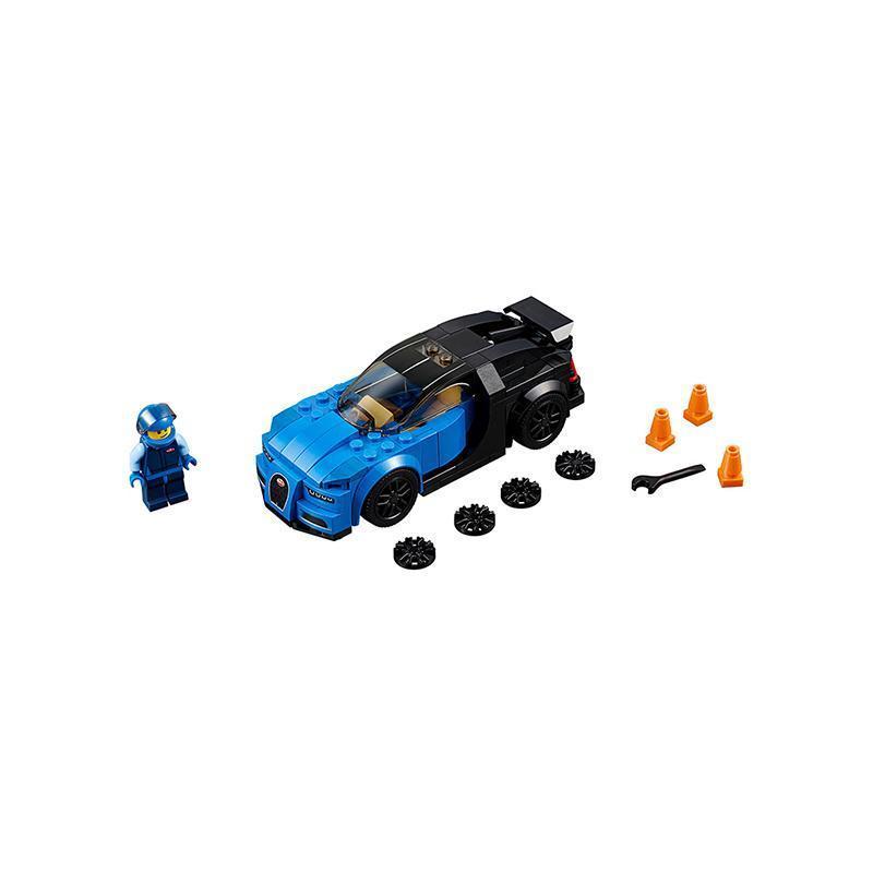 乐高(LEGO)超级赛车系列 跑车 布加迪奇龙 75878 儿童塑料积木玩具181颗