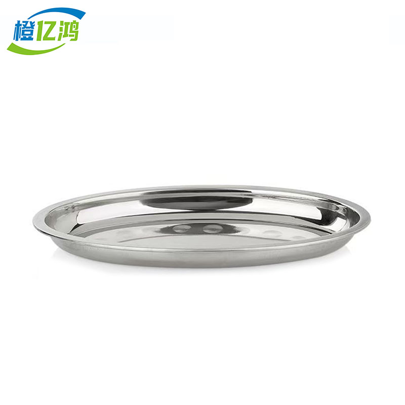 橙亿鸿 304不锈钢椭圆盘 鱼盘 菜盘 30*19.5CM/个高清大图