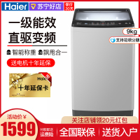 海尔（Haier）XQB90-BZ828 变频波轮洗衣机大容量9公斤神童全自动洗衣机直驱家用海尔洗衣机