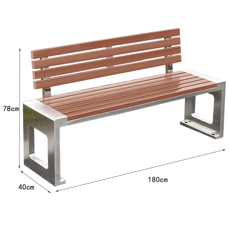 凌迪星长椅180*40*78cm张高清大图