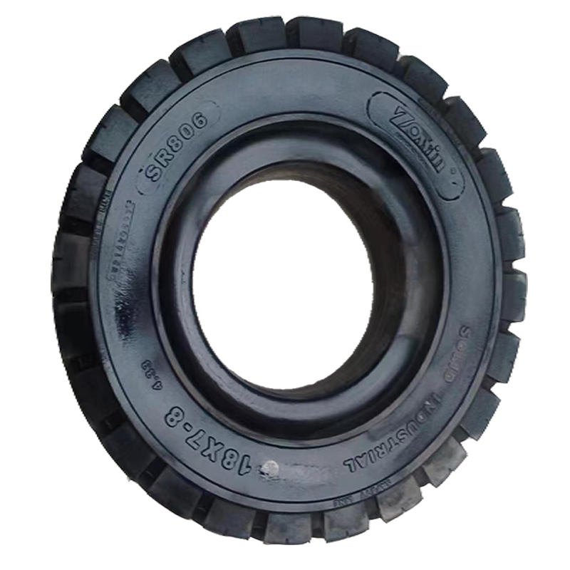 中威叉车胎 实心轮胎18X7-8