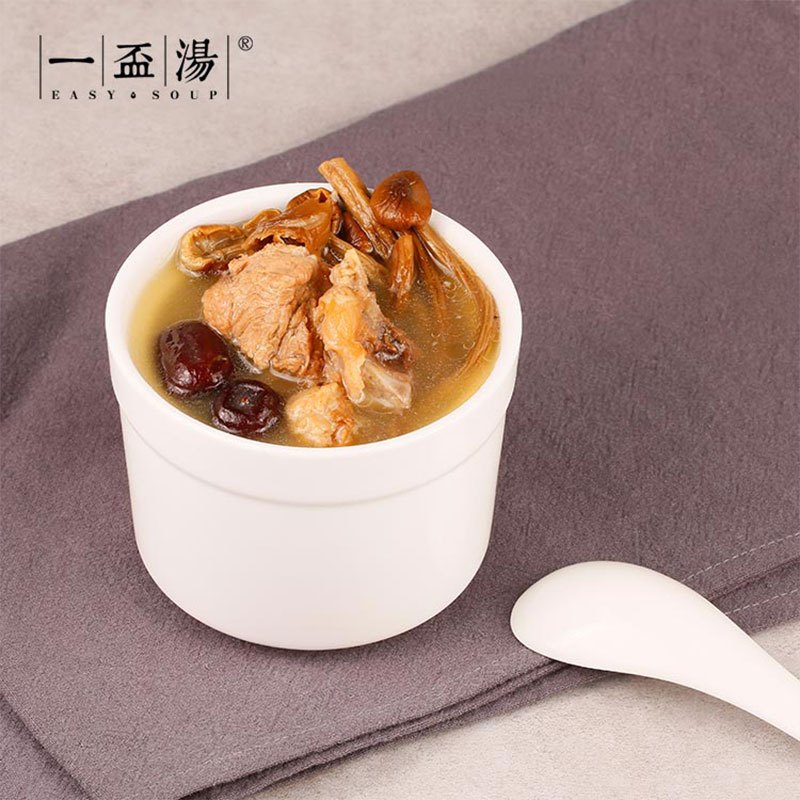 一杯汤广式茶树菇龙骨汤加热即食方便营养锅底代餐速食原炖汤320g