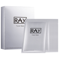 [超人气热卖]RAY 妆蕾 银色清洁 蚕丝 面膜 10片/盒 保湿补水