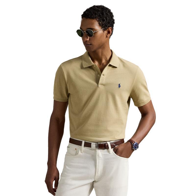 拉夫·劳伦(RALPH LAUREN)纯色透气速干男士运动polo衫休闲商务高