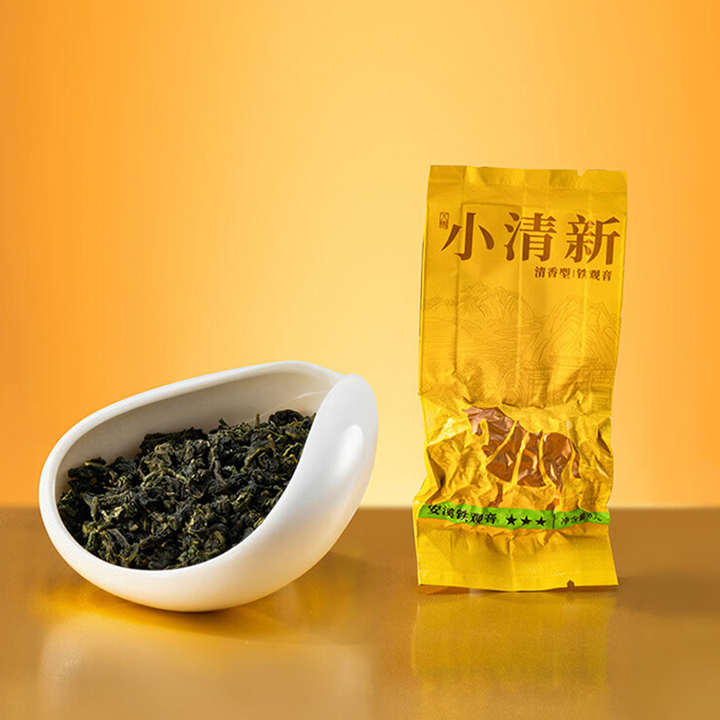 八马茶业茶叶礼盒240g清香型铁观音小清新1号AA1386高清大图