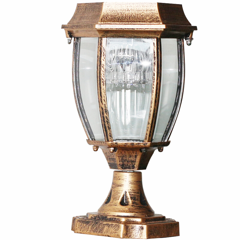 光控太阳能灯户外家用围墙防柱灯室外花园别墅大院墙庭院灯具