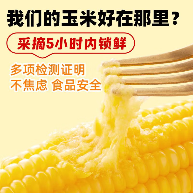 十月稻田 鲜食玉米2.2kg 单位:袋