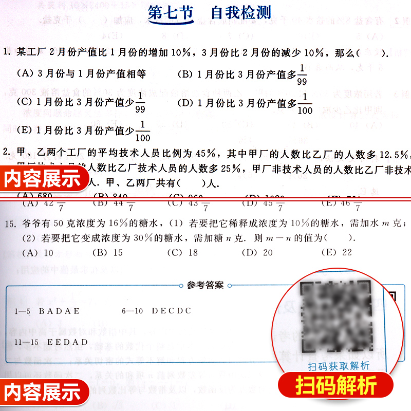 2025[赵鑫全逻辑5本全家桶]逻辑精点+1000题+讲真题+真题卷+10套卷 [正版]2025陈剑数学分册 199管理高清大图